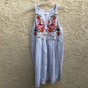 THML embroidered sundress